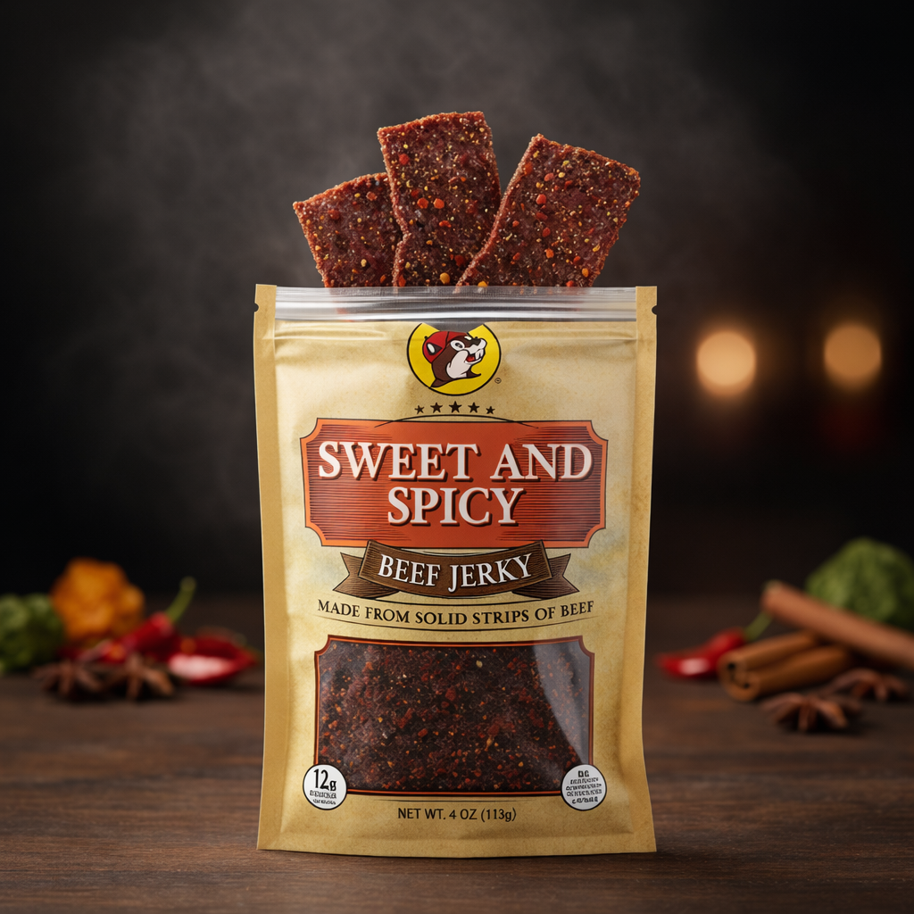 Buc-ee's Sweet and Spicy Beef Jerky bag